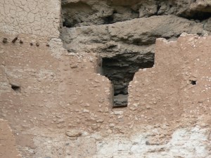 Hand-packed mud holds the walls together. ©2013 ANVidean