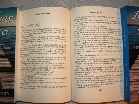 Interior page layout of Rhythms & Muse. ©2014 ANVidean