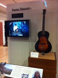 John Denver's guitar at the MIM