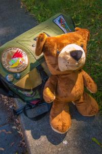 Buddy The Soldier Bear... created from the illustrations as the book's mascot