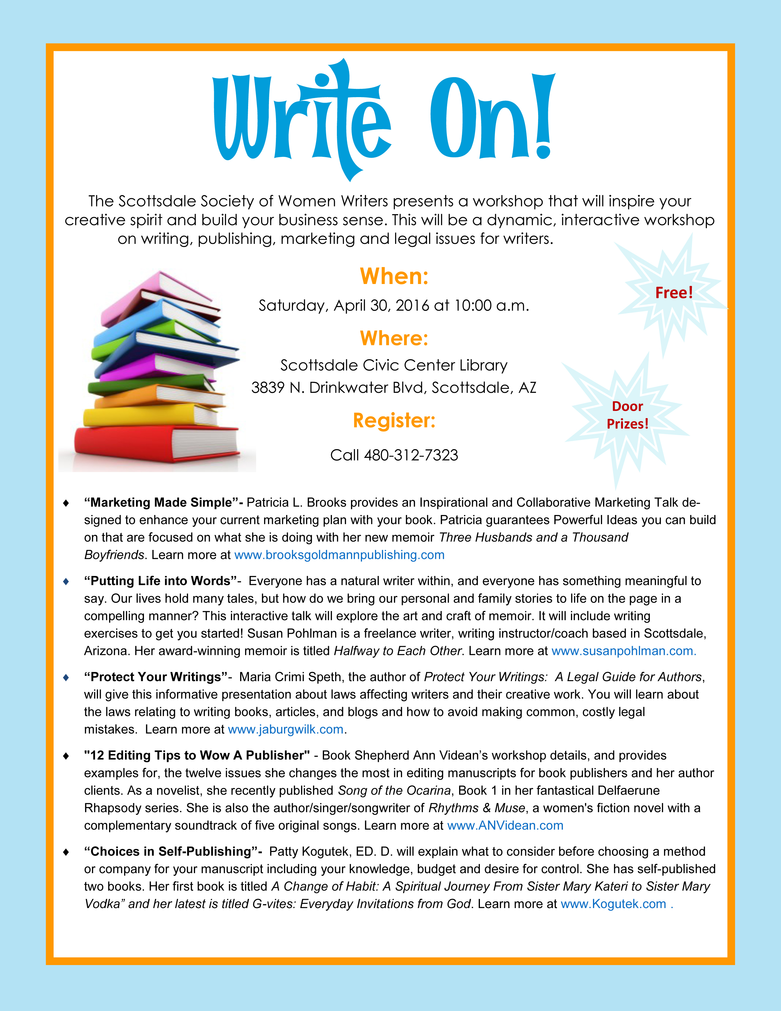 write on flier